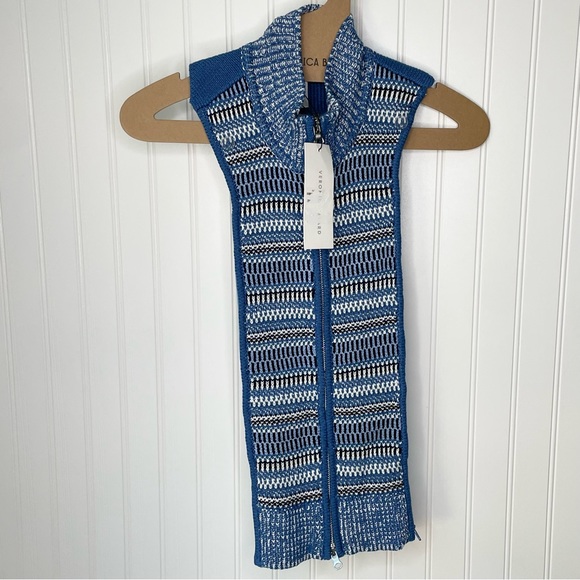 Veronica Beard Naira Jacket Cosmo Size 10 & Vivi Knit Dickey Blue Multi 00-14 - Picture 11 of 14